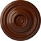 Ekena Millwork Traditional Ceiling Medallion (Canopies up to 4"), 14 3/4"OD x 1 3/4"P, Burnished Mahogany Crackle CM14TRBMC - alternate 1